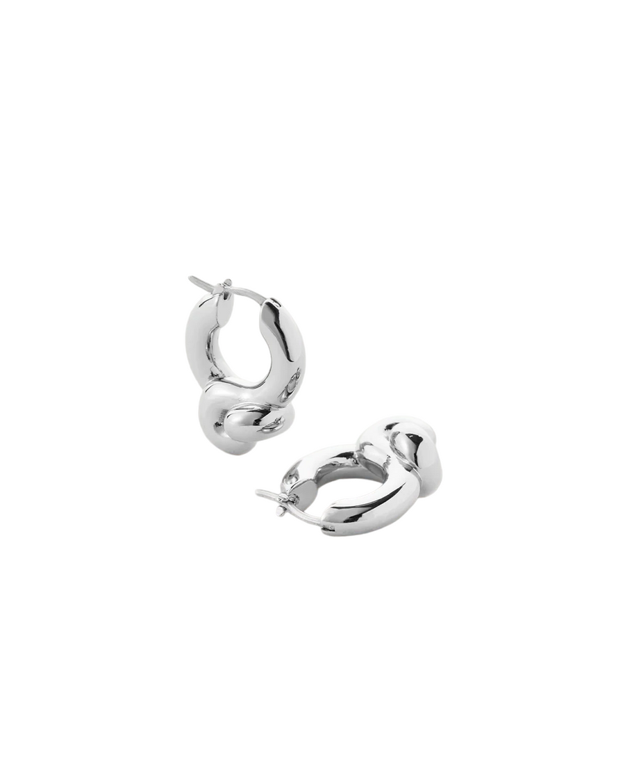 Small Maeve Hoop Earrings - Silver