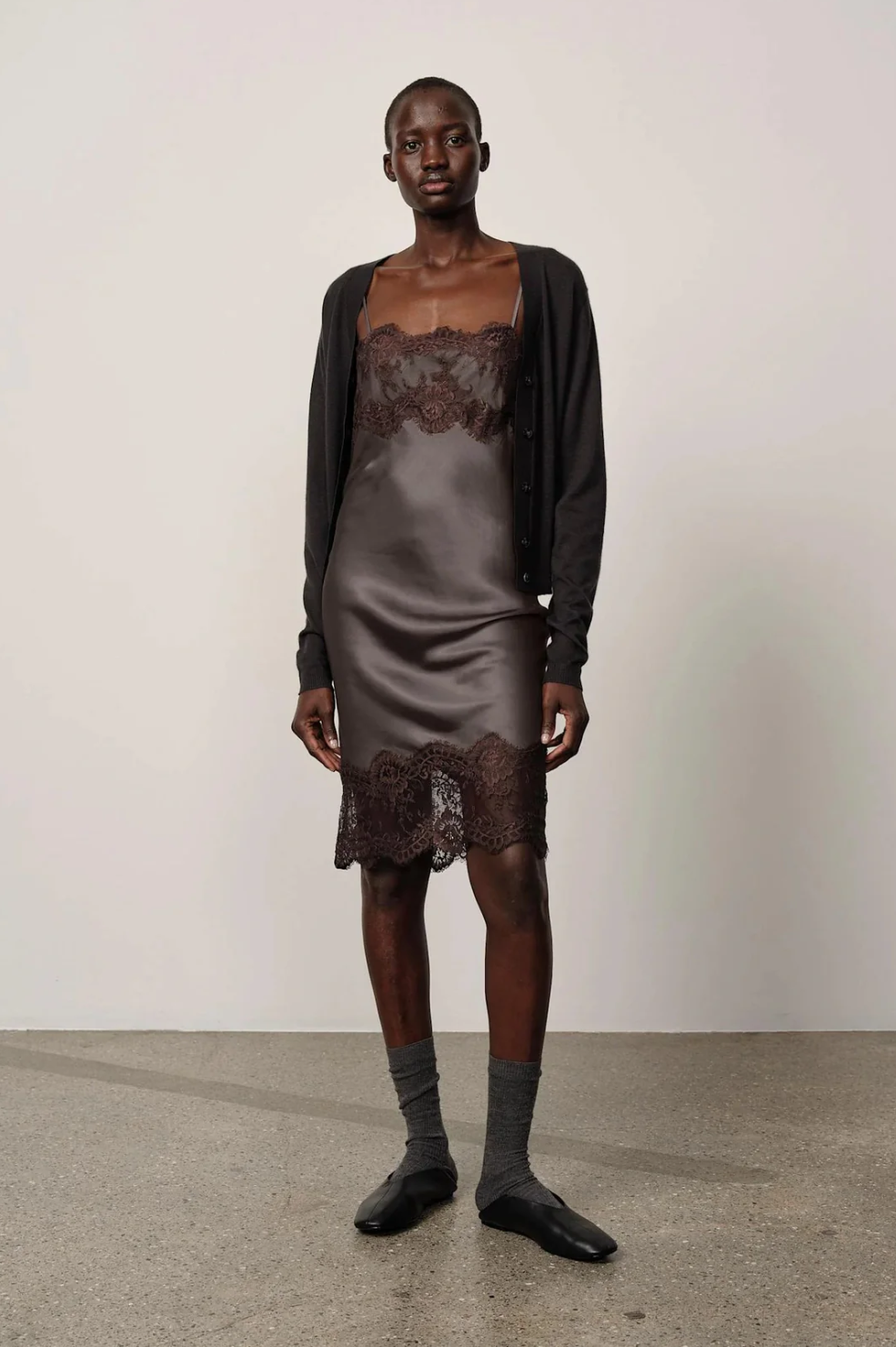 iron satin dress Linus Dress