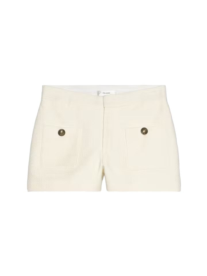Patch Pocket Trouser Short - Cream