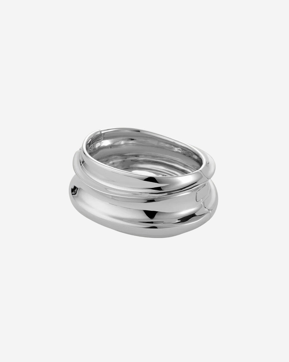 Mega Lennon Bangle - Silver