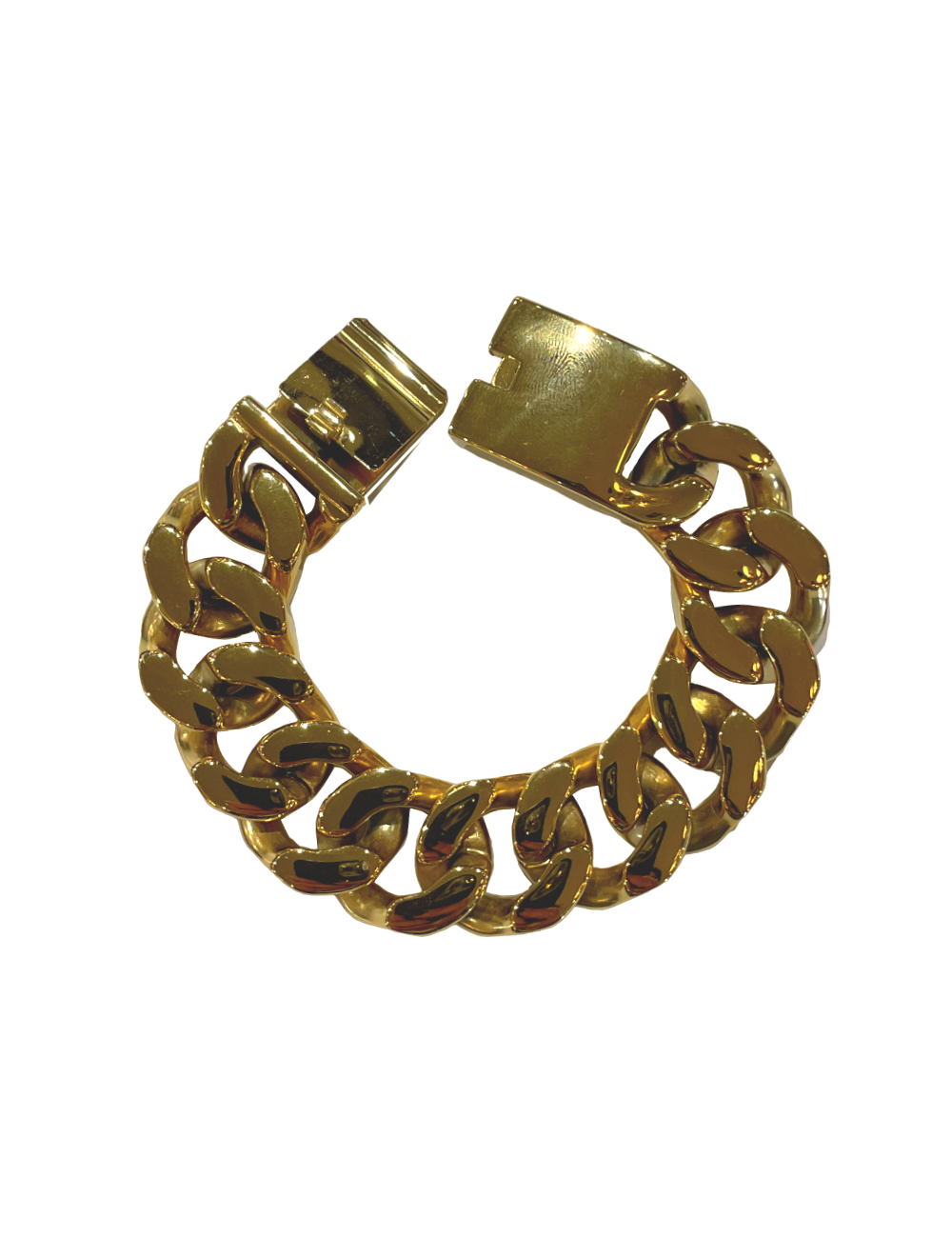 Mega Cuban Link Bracelet - Gold