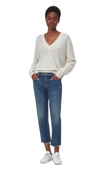 Madalene V-Neck Cashmere Sweater – Shop Yu Fashion