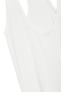 Dale Tank - White Linen Blend