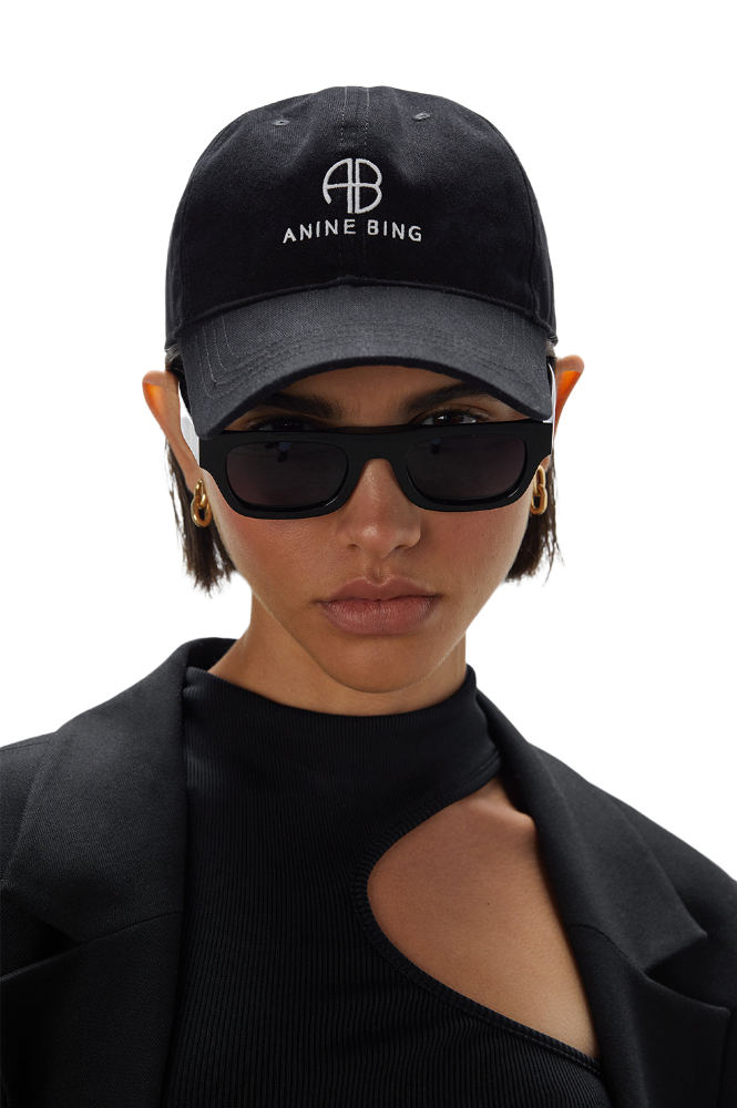 Jeremy Baseball Cap - Black - Shop Yu Fashion