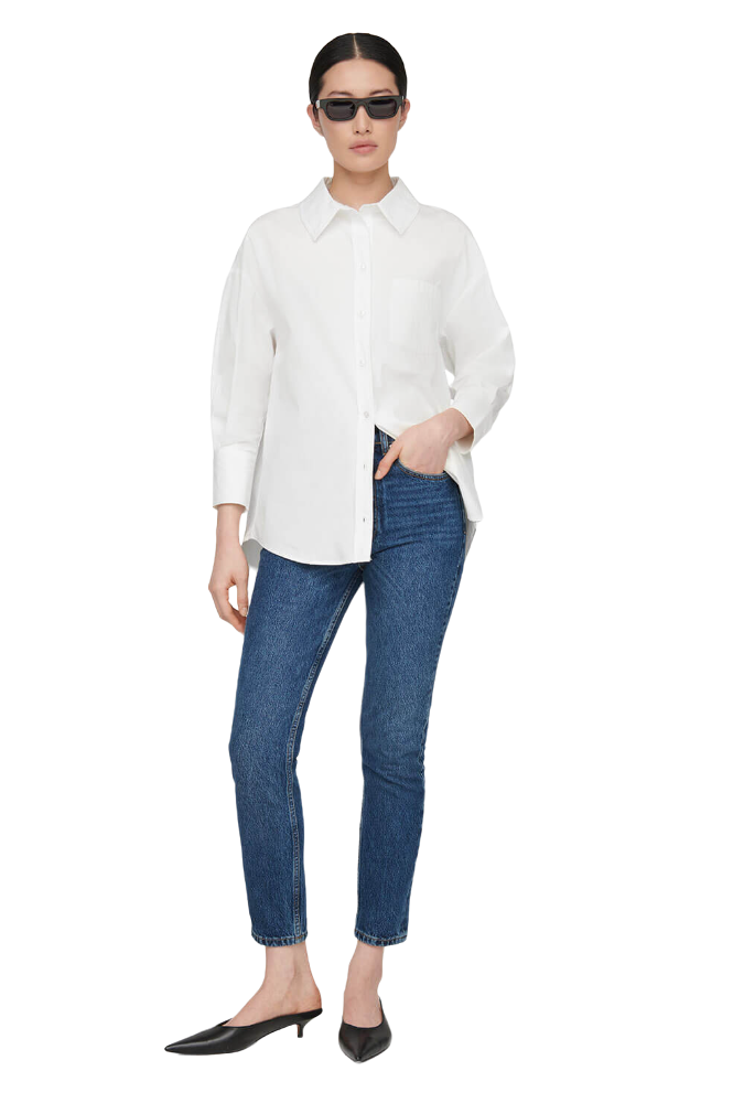 Mika Shirt - White - Shop Yu Fashion