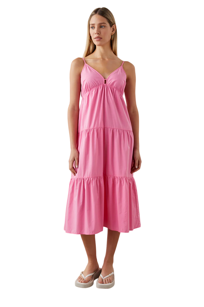 Avril Dress - Hot Pink