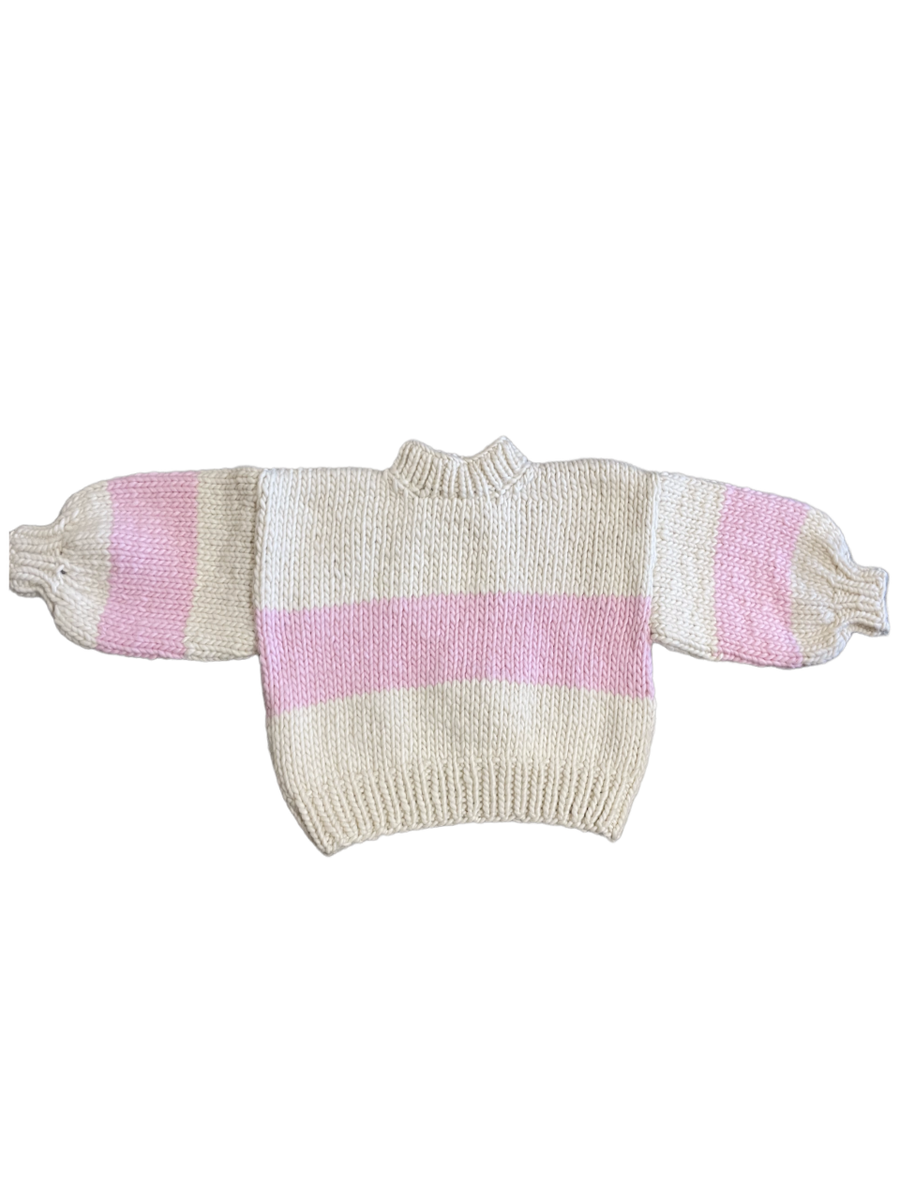 The Angeline Sweater - Candy Stripe - Shop Yu Fashion