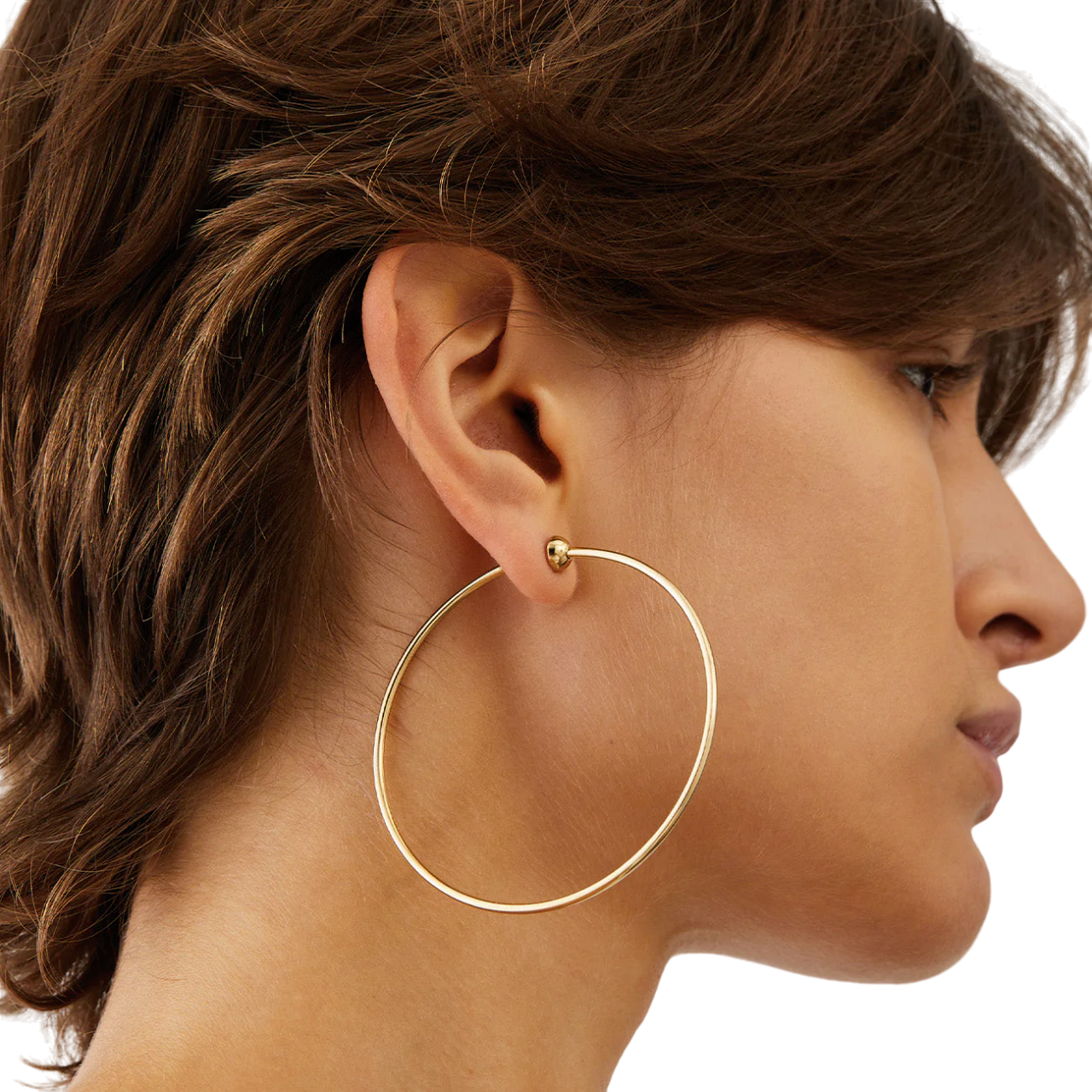 Large Icon Hoops - Gold