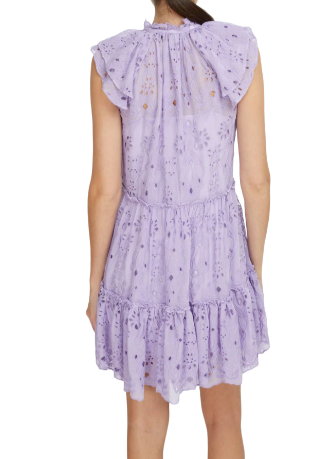 Mirabelle Lace Dress - Lavender - Shop Yu Fashion