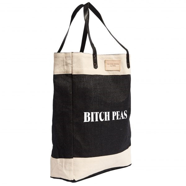 Large Market Bag - B*tch Peas - Shop Yu Fashion