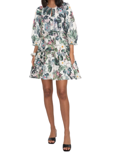 Rumi Dress - Floral Jungle - Shop Yu Fashion