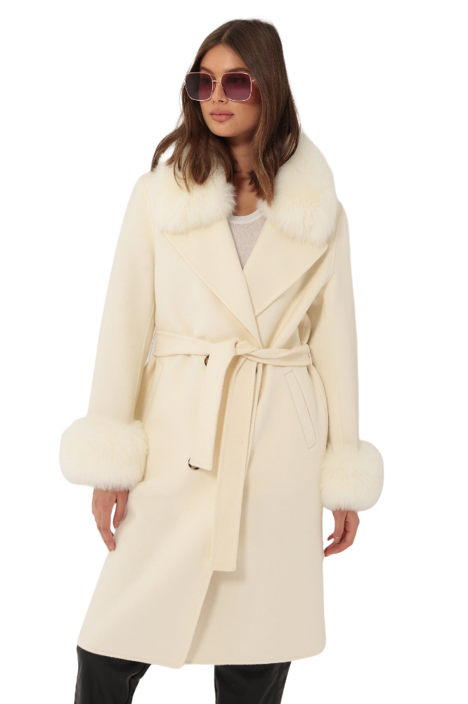 Marta Wool Coat - Cream - Shop Yu Fashion
