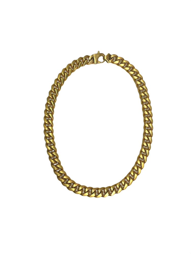 Chunky Cuban Chain - Gold - Shop Yu Fashion