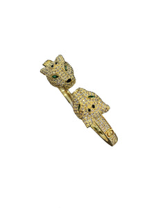 Panther Cuff - Gold - Shop Yu Fashion