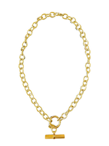 Chunky Toggle Necklace - Gold - Shop Yu Fashion