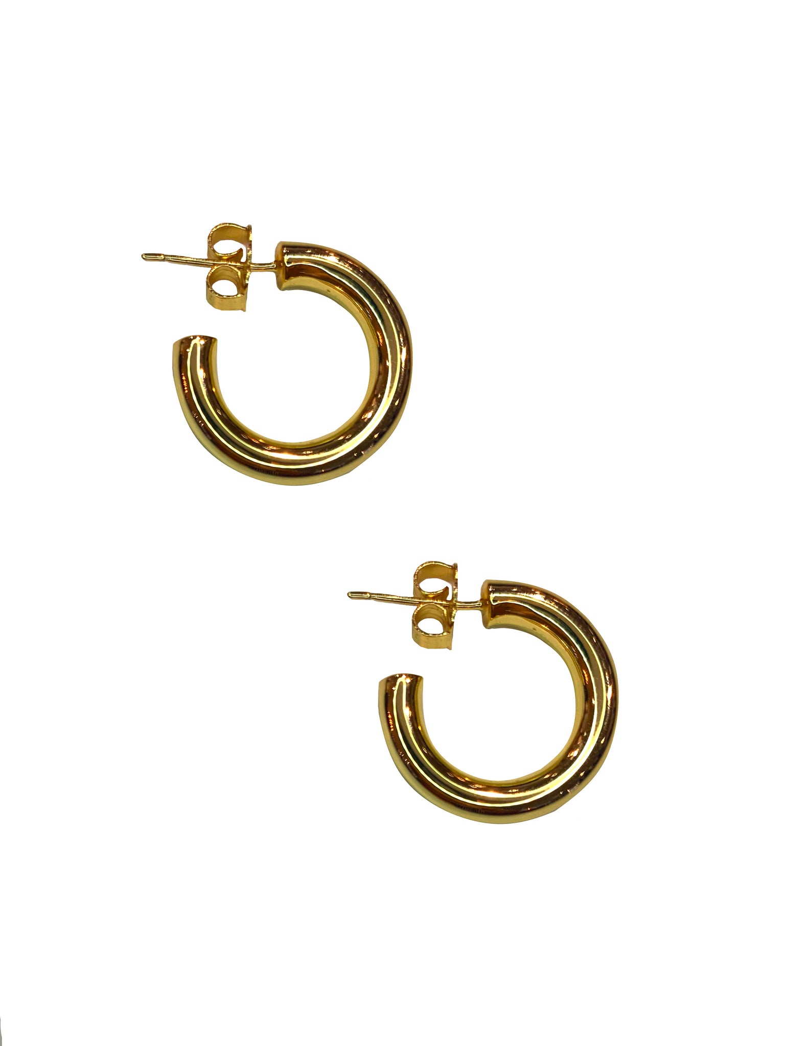 Chunky Hoops - Gold - Shop Yu Fashion