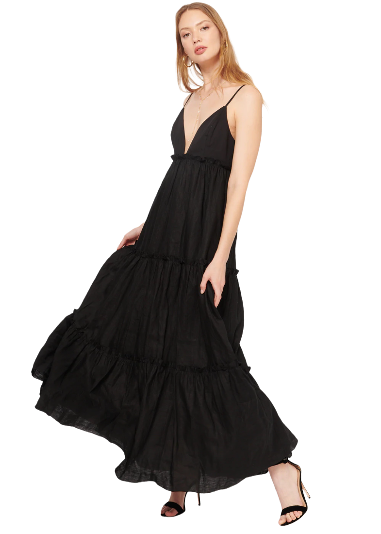 Genevieve Dress - Black - Shop Yu Fashion