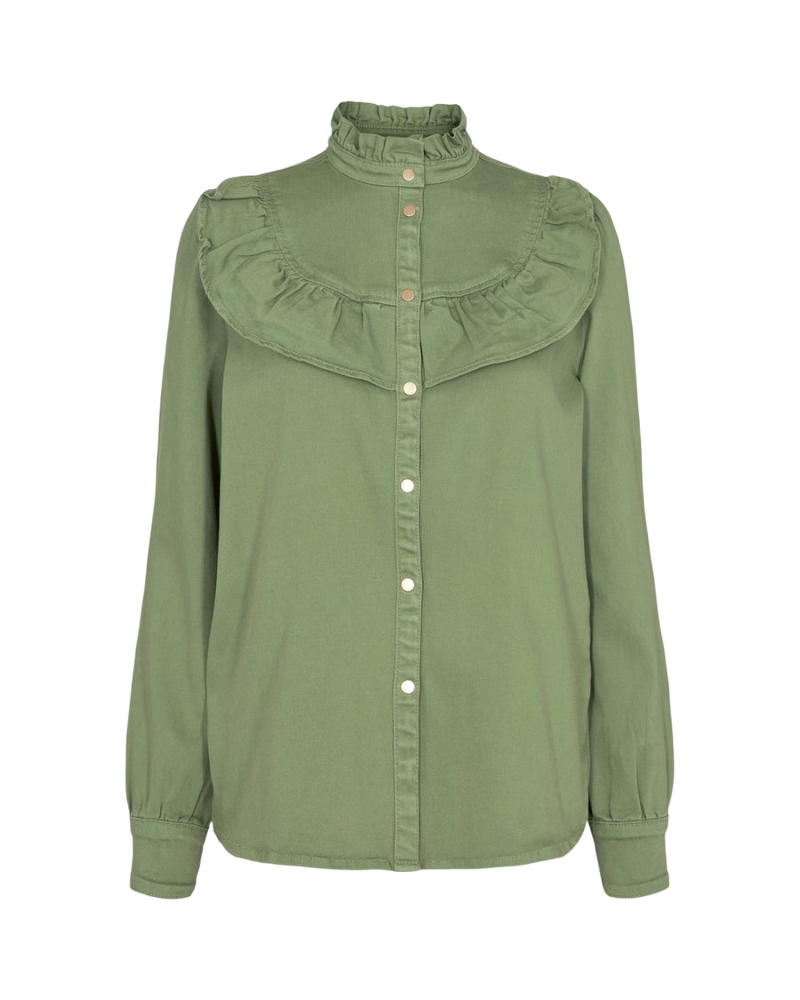 Silke Blouse - Green - Shop Yu Fashion