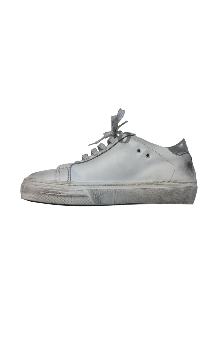 Silver Sneaker - Shop Yu Fashion
