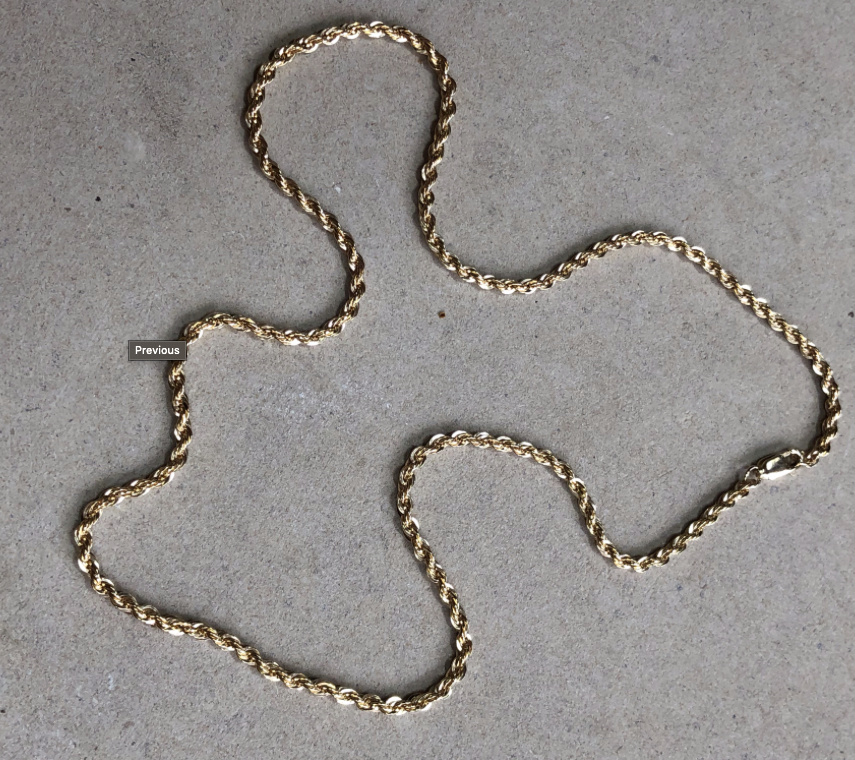 Rope Chain Necklace - Shop Yu Fashion