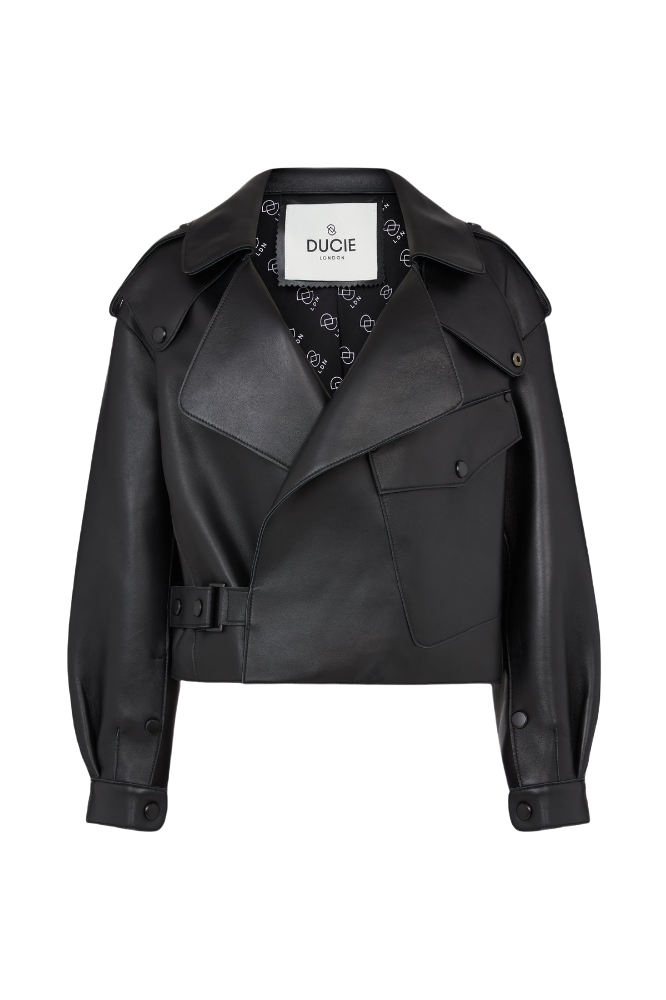 Simi Leather Jacket - Black