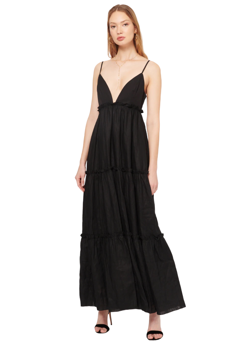 Genevieve Dress - Black - Shop Yu Fashion