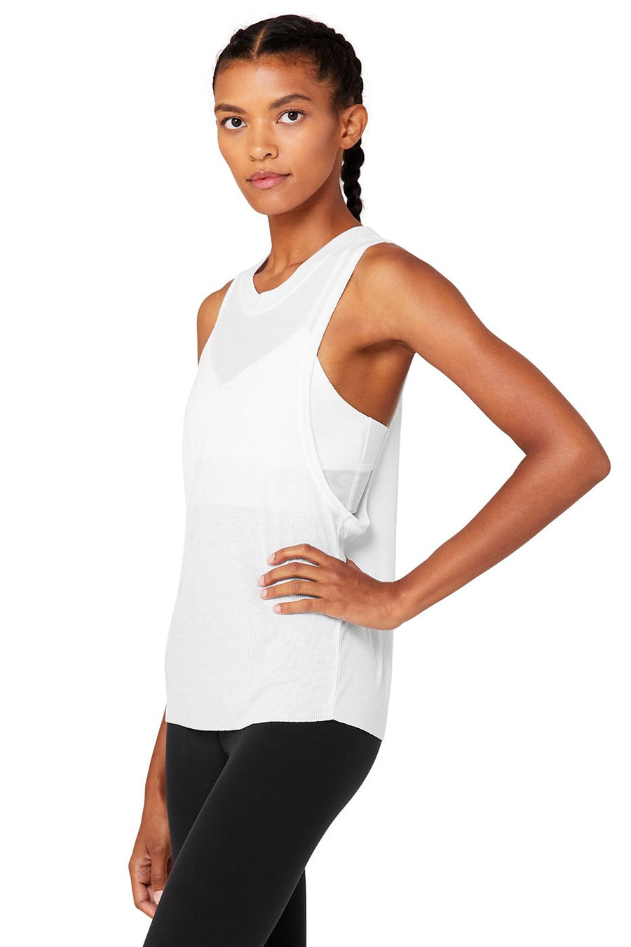 IN STORE ONLY - Heat Wave Tank - White - Shop Yu Fashion