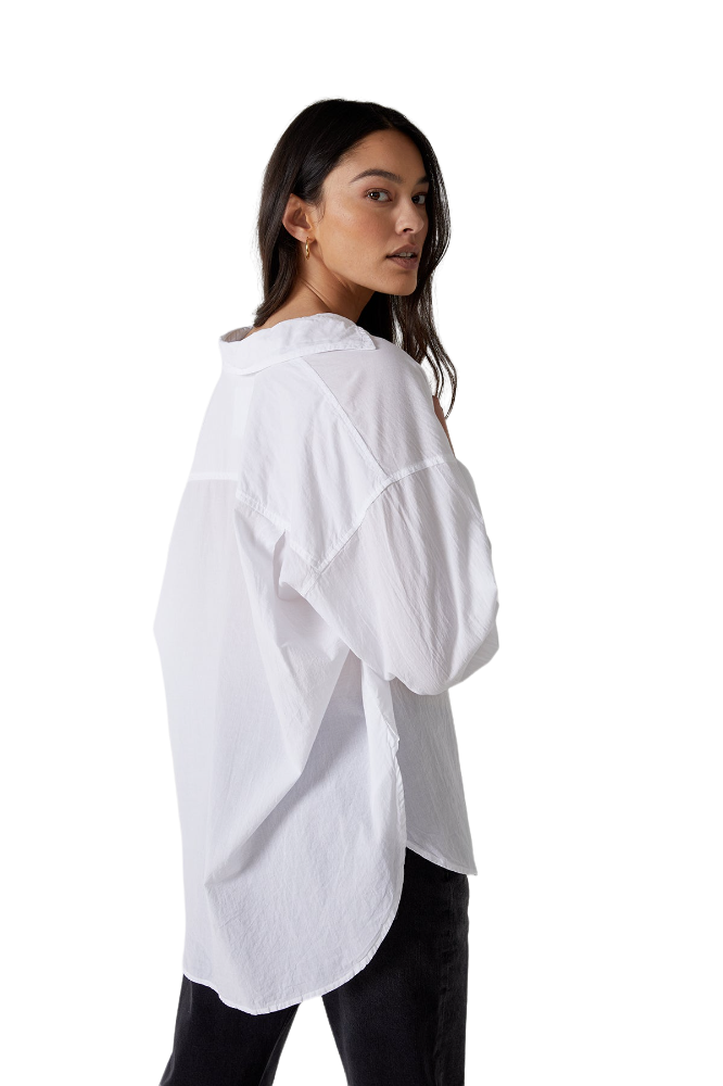Redondo Button Up Shirt - White - Shop Yu Fashion