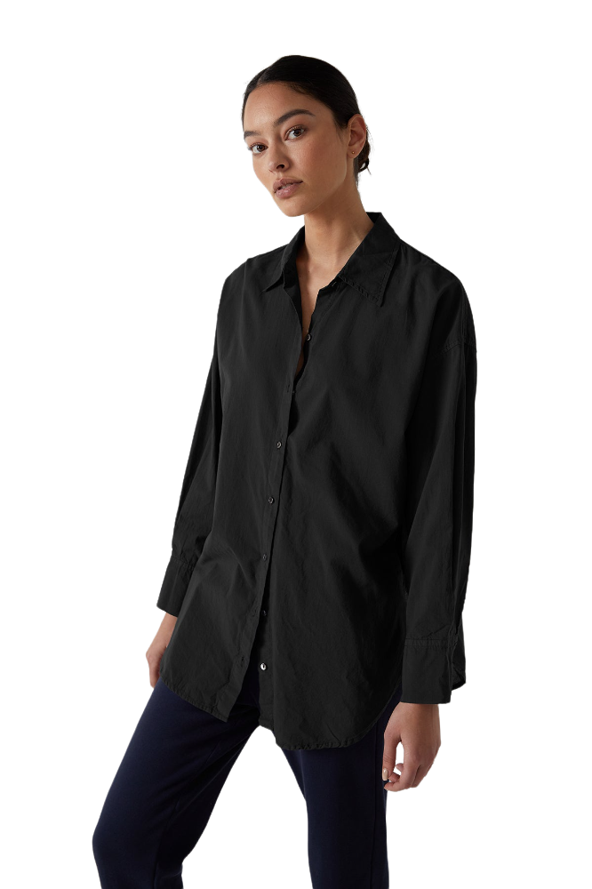 Redondo Button Up Shirt - Black - Shop Yu Fashion