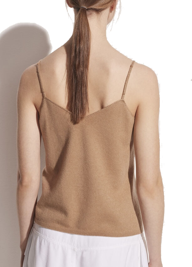 Crochet Strap Cashmere Tank - Shop Yu Fashion