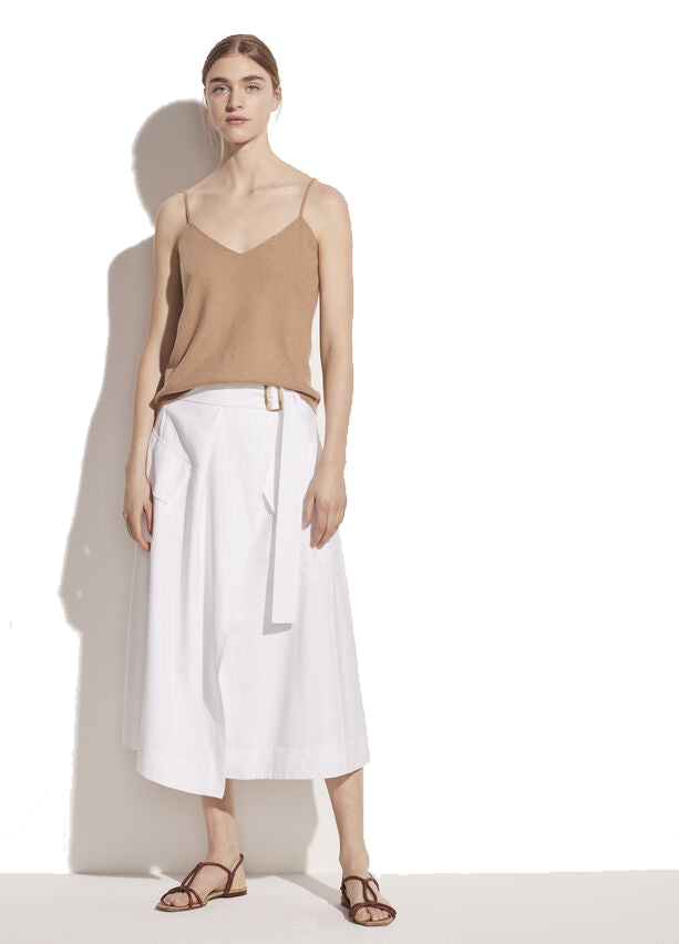 Crochet Strap Cashmere Tank - Shop Yu Fashion