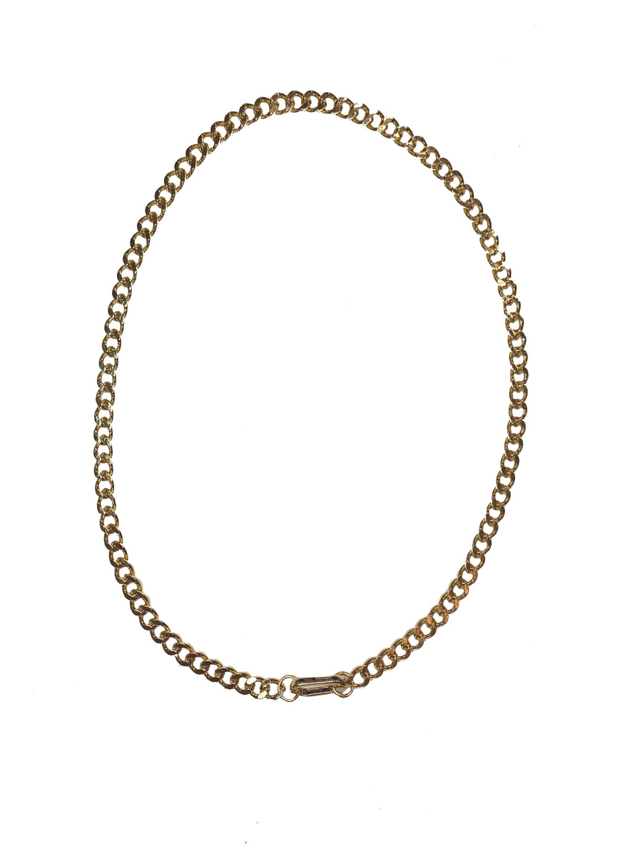Carabiner Necklace - Gold - Shop Yu Fashion