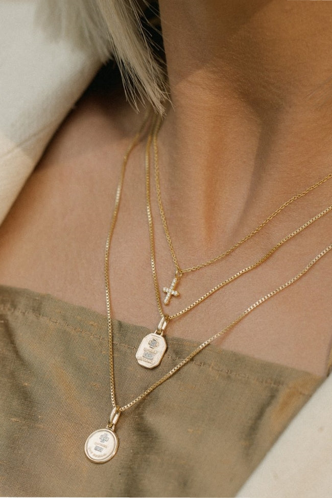 Round Love Token Necklace - Shop Yu Fashion