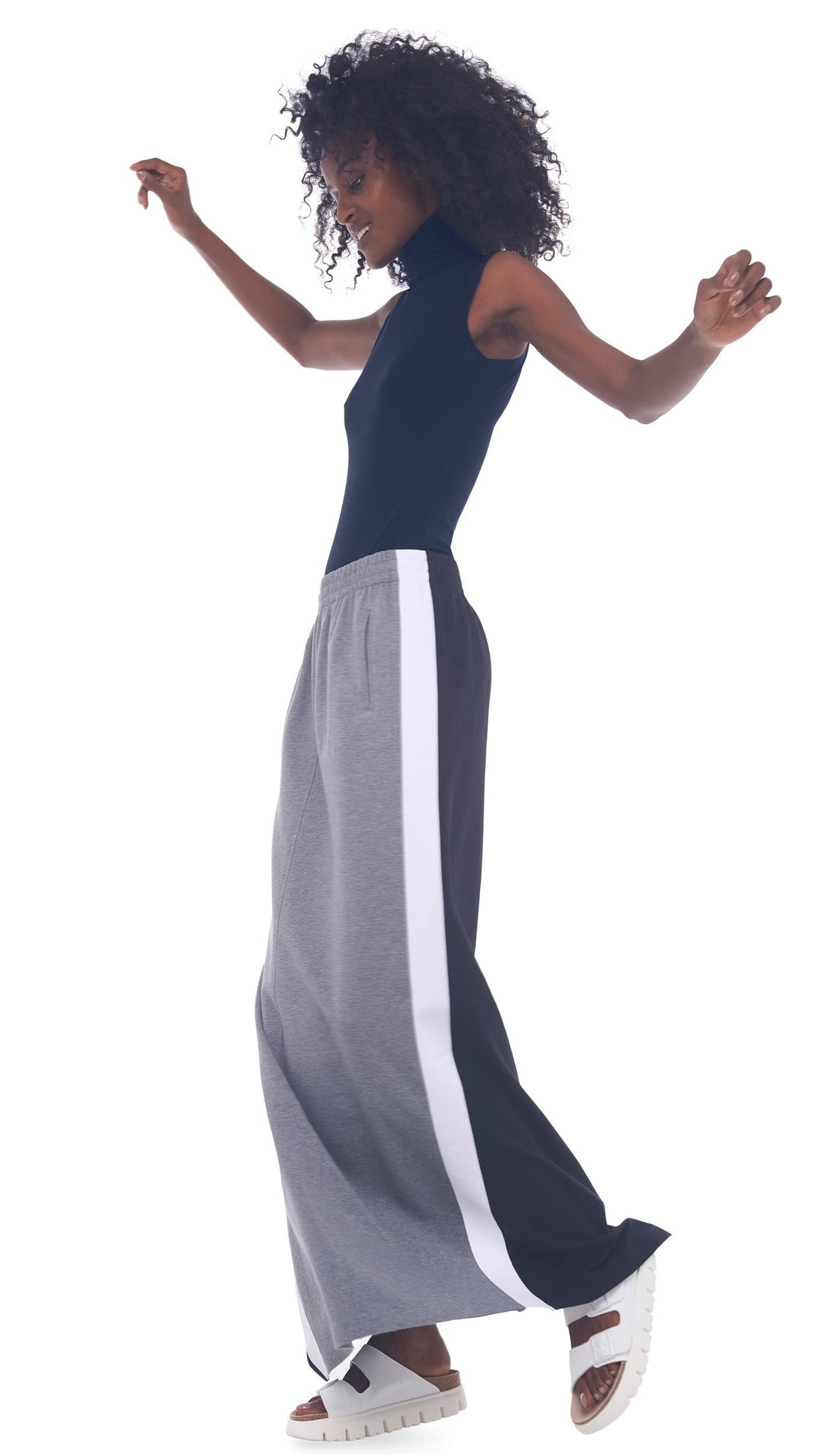 Slim Fit Sleeveless Turtleneck - Shop Yu Fashion