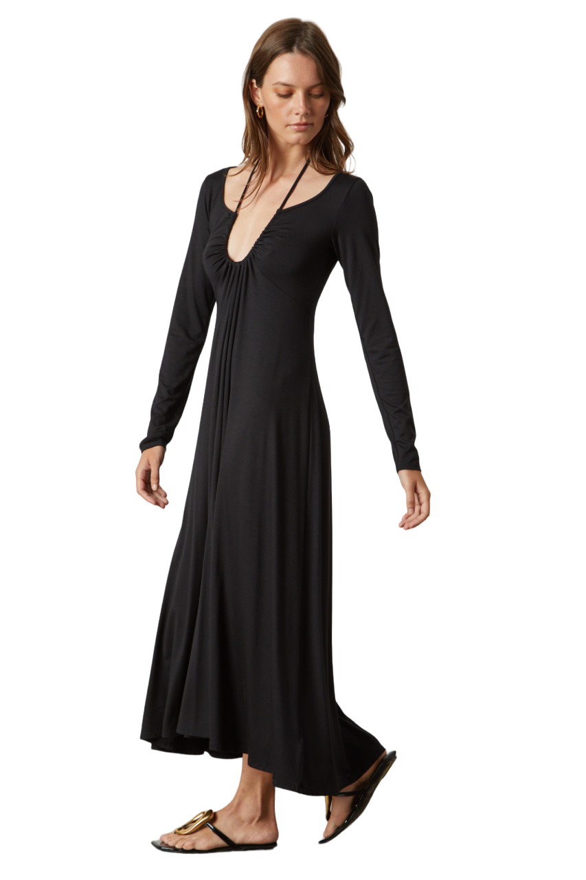 Jules Modal Jersey Dress - Black
