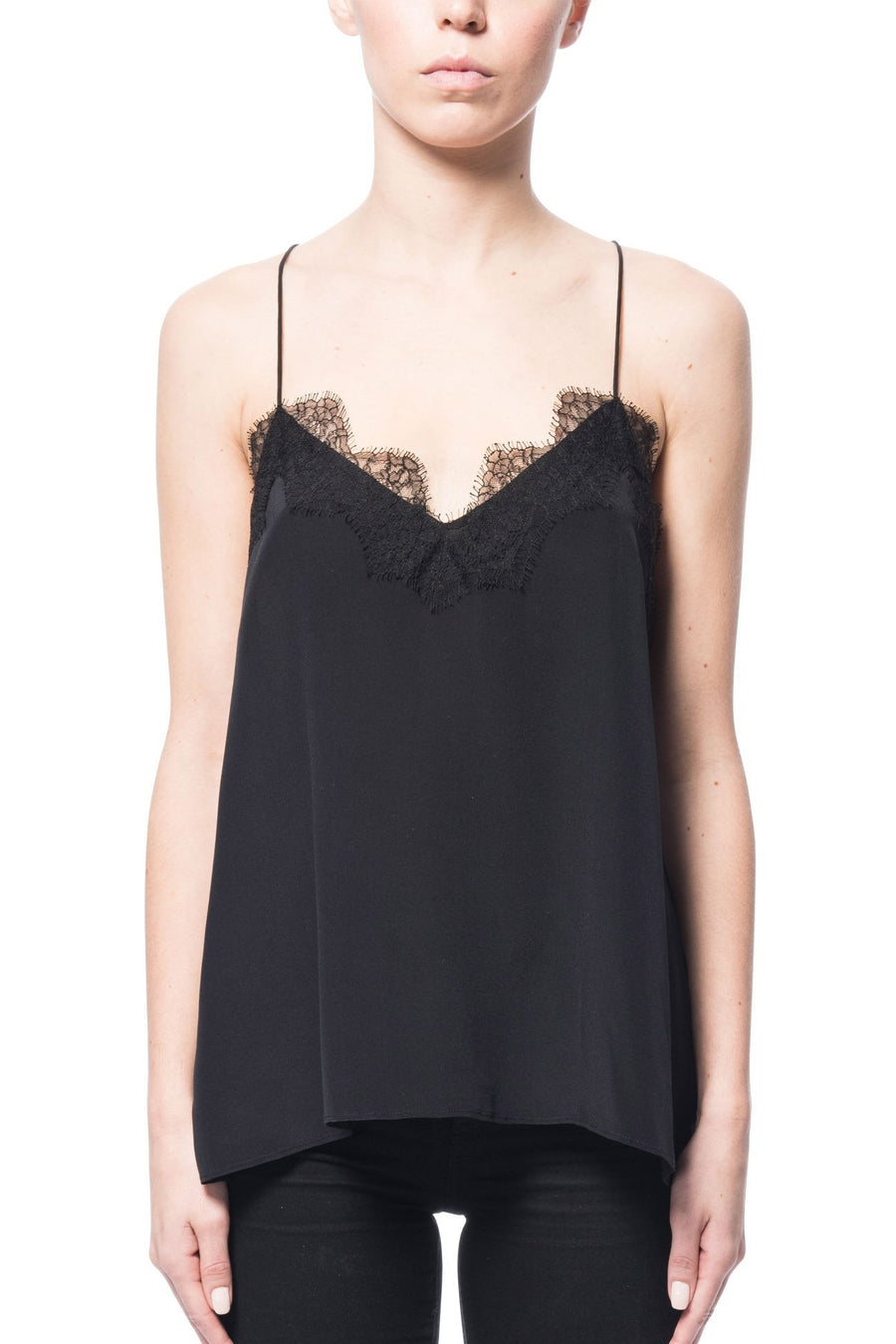 CAMI NYC Romy Lace-Trimmed Camisole Bodysuit