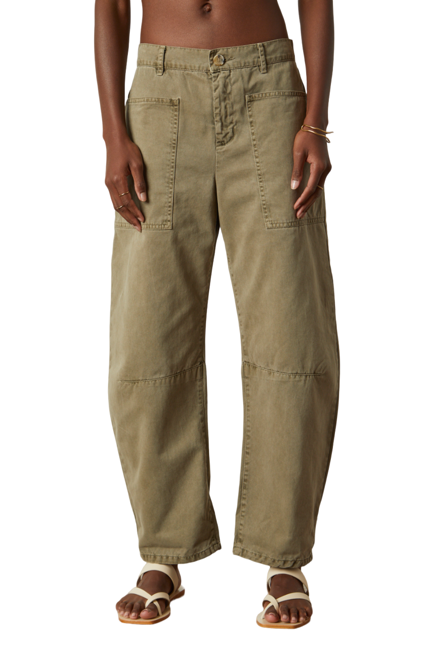 Brylie Twill Pant - Gravel