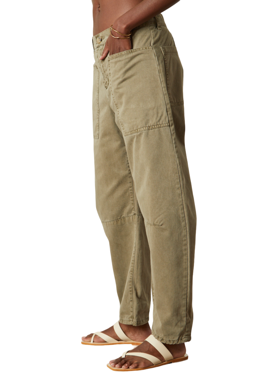 Brylie Twill Pant - Gravel