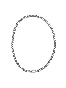Carabiner Necklace - Silver - Shop Yu Fashion