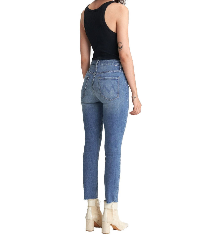 The High Waisted Looker Ankle Fray - Wander Dust - Shop Yu Fashion